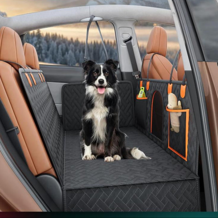 Velvetail™ RideGuard – Waterproof Back Seat Extender & Protector for Dogs