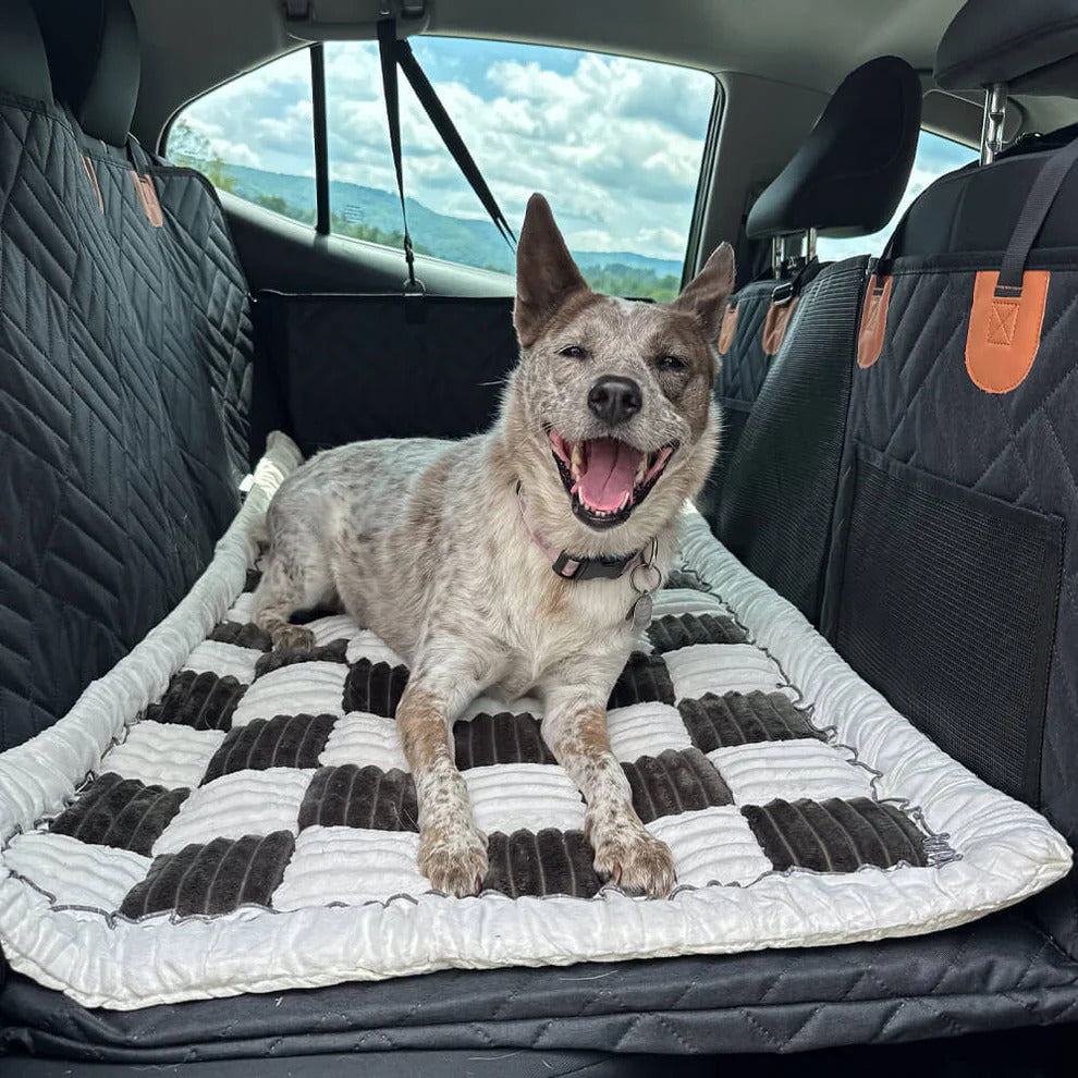 Velvetail™ RideGuard – Waterproof Back Seat Extender & Protector for Dogs