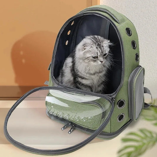 Velvetail™ TravelPaws – Portable Cat Backpack for Safe & Comfy Adventures