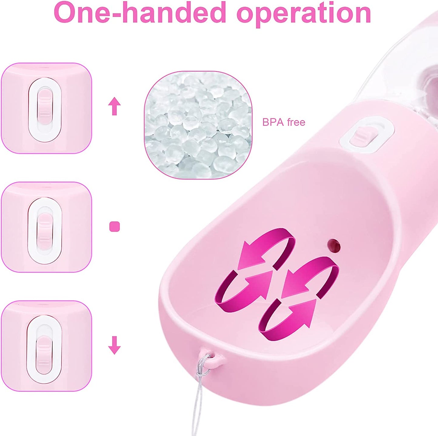 Velvetail⢠QuickSip Dog Water Bottle