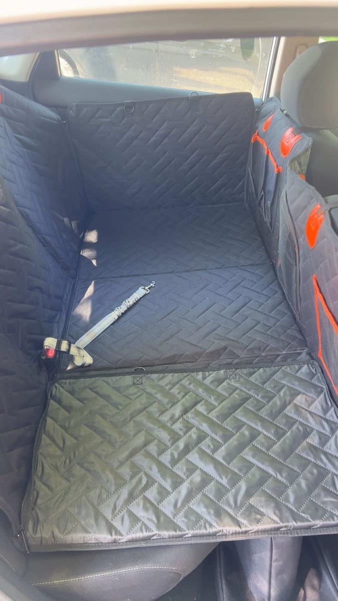 Velvetail™ RideGuard – Waterproof Back Seat Extender & Protector for Dogs