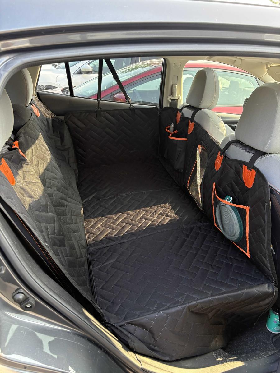 Velvetail™ RideGuard – Waterproof Back Seat Extender & Protector for Dogs