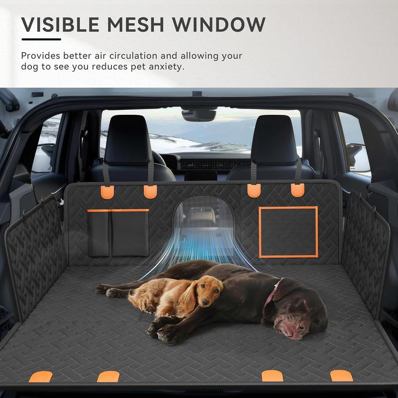 Velvetail™ RideGuard – Waterproof Back Seat Extender & Protector for Dogs