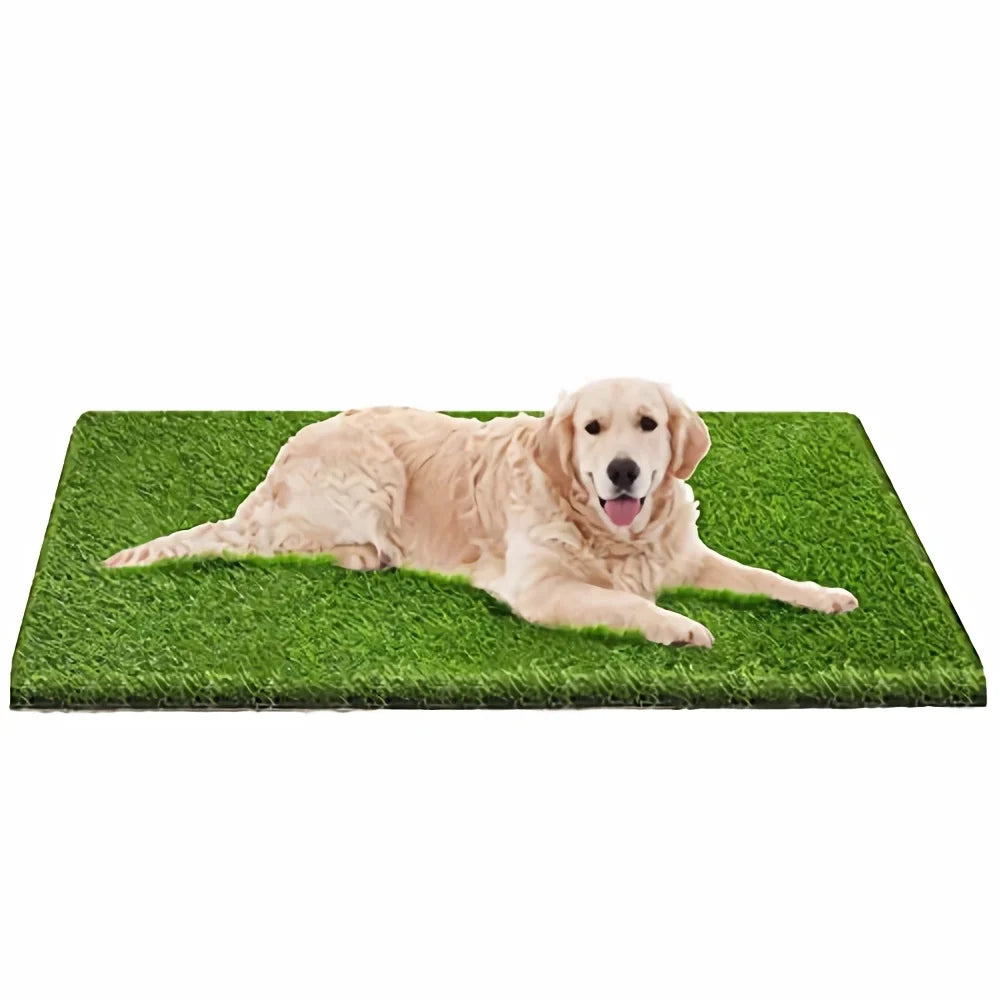 Velvetail™ PottyPatch – Washable Artificial Grass Pad for Dogs & Puppies