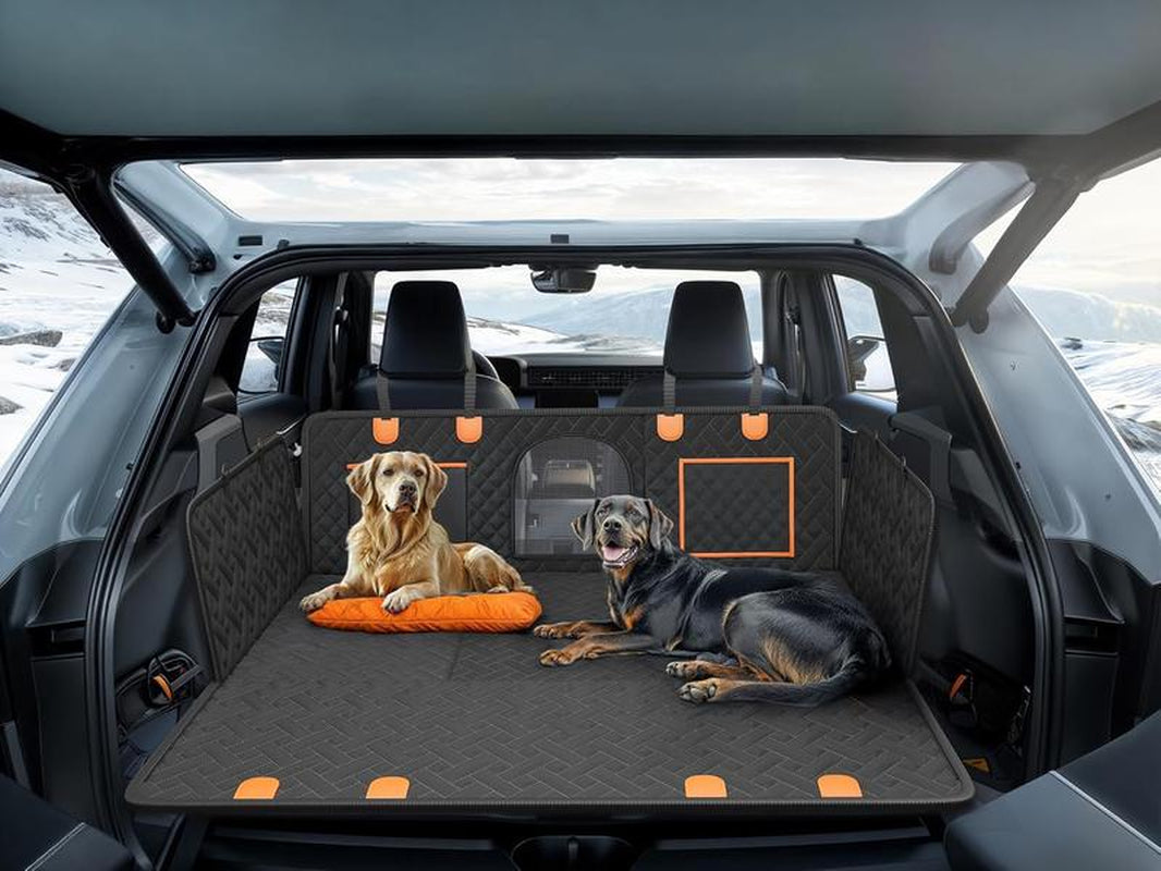 Velvetail™ RideGuard – Waterproof Back Seat Extender & Protector for Dogs