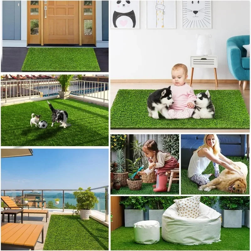 Velvetail™ PottyPatch – Washable Artificial Grass Pad for Dogs & Puppies