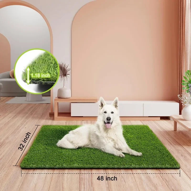 Velvetail™ PottyPatch – Washable Artificial Grass Pad for Dogs & Puppies