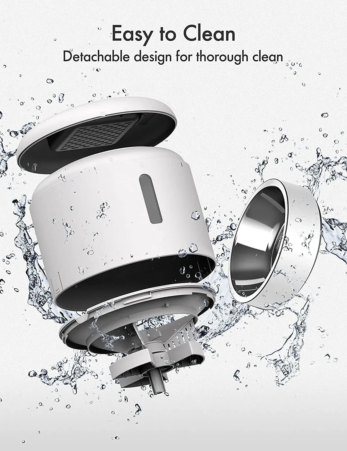 Velvetail™ MealMate – Automatic Triple Feeder with Stainless Steel Bowls & LCD Timer