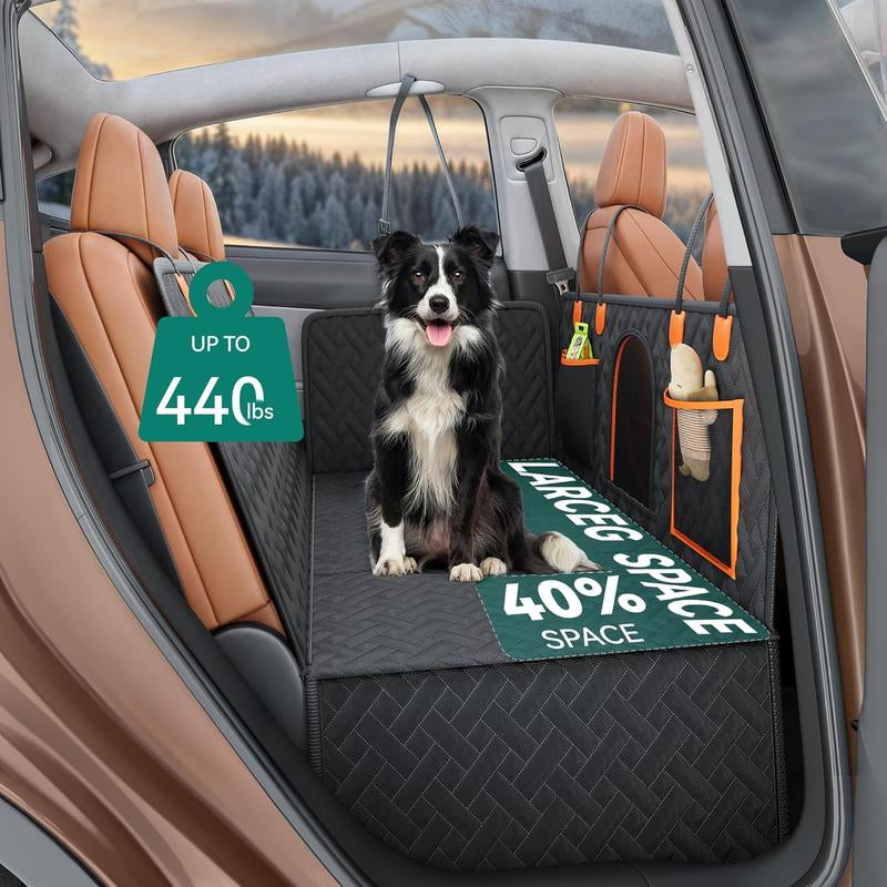 Velvetail™ RideGuard – Waterproof Back Seat Extender & Protector for Dogs