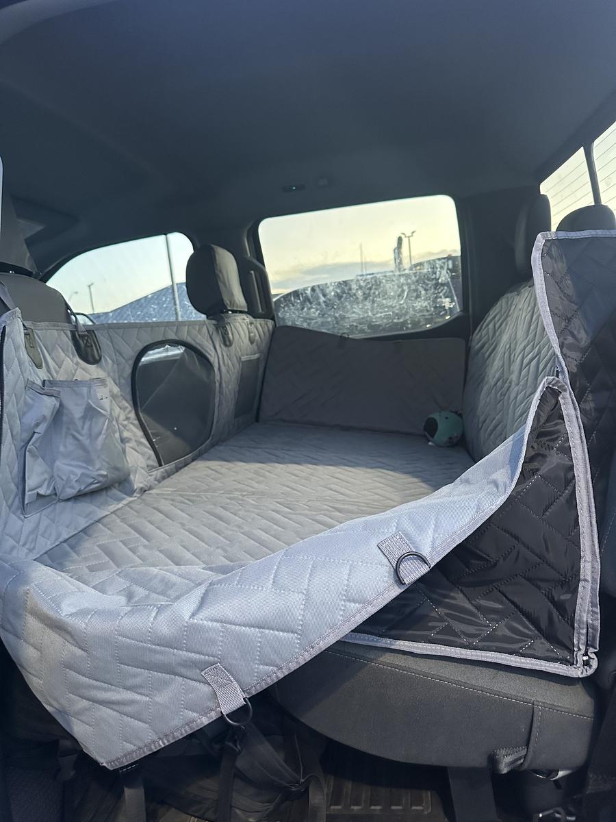 Velvetail™ RideGuard – Waterproof Back Seat Extender & Protector for Dogs