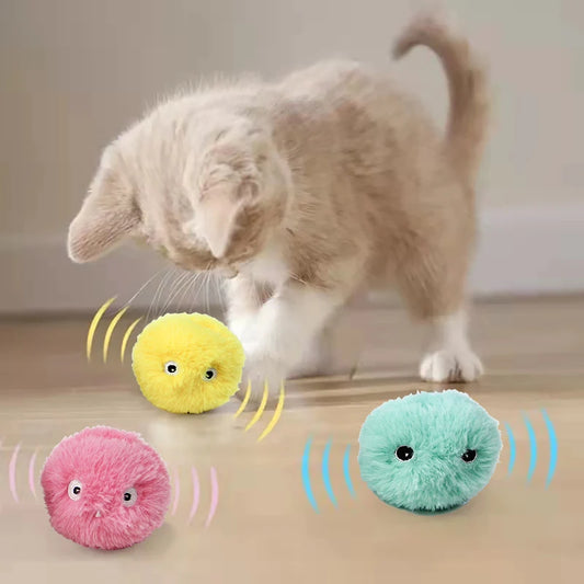 Velvetail™ MeowMotion – Rechargeable Smart Ball for Curious Paws