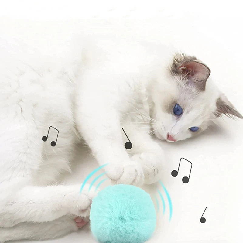 Velvetail™ MeowMotion – Rechargeable Smart Ball for Curious Paws